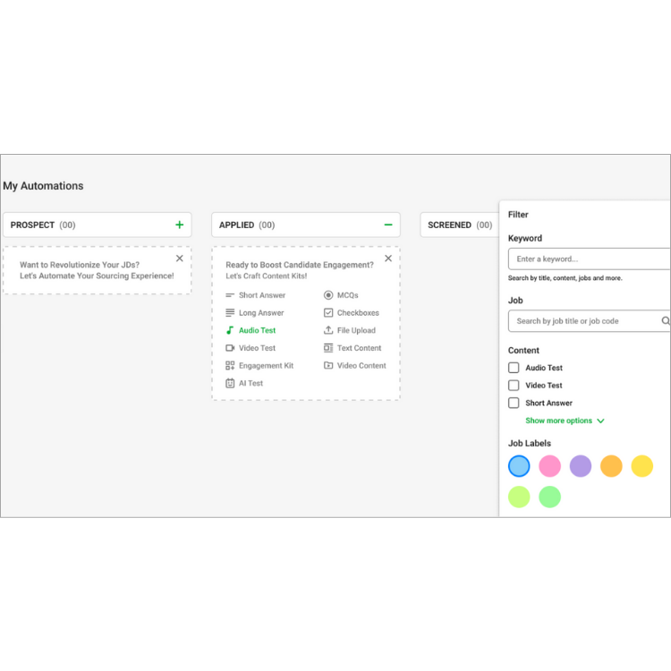 Complete Hiring Lifecycle and Candidate Engagement