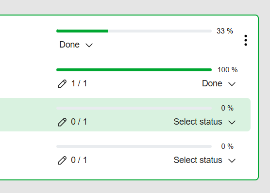 Goal Tracking