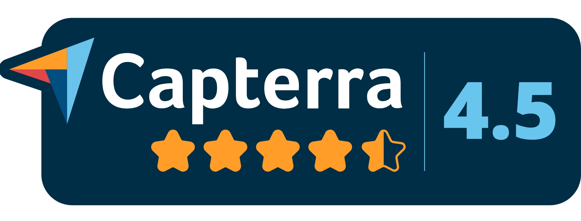Klimb rating of 4.5 out of 5 stars on Capterra from verified user reviews.